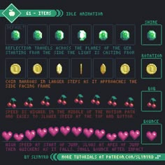 an old - school computer game with lots of buttons and numbers on the screen, including hearts