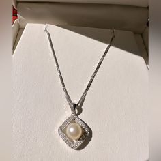 Certified, Comes With Appraisal Documentation. Perfect Wedding Gift Never Worn Will Ship Within 24 Hours Perfect Wedding Gift, Diamond Pendant Necklace, Cultured Pearls, Diamond Pendant, Perfect Wedding, Wedding Gift, Womens Jewelry Necklace, Wedding Gifts, Jewelry Necklaces