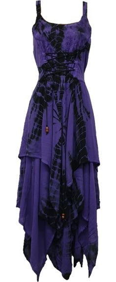 #ad Great Shopping Tie Dye Dress Maxi Sleeveless Corset Pixie Purple Black 8 10 12 14 16 18 20 22, Fashion Dress Goth Dress, Purple Outfits, Dye Dress, High Quality Dress, Fairy Dress, Tie Dye Dress, Dress Maxi, Purple Black, Purple Dress