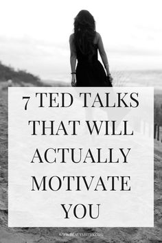 The 7 best ted talks that will change your life and the way you think and you need to watch them right now! These inspiring and funny TED talks will give you motivation, make you smile, make you laugh - they’re all great for women and men who want to make the most out of life. Watch one of these as part of your self care routine on Sunday or while you’re performing your everyday tasks. 7 Best Ted Talks, Ted Talks To Watch, Motivational Ted Talks, Ted Talks To Become That Girl, Ted Talks That Will Change Your Life