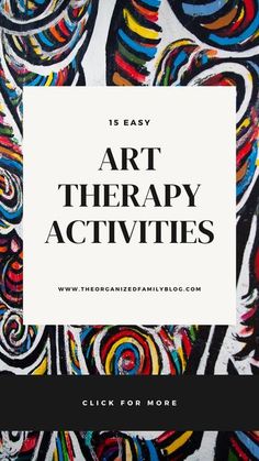 15 Art Activities for Teens you can start with your kids today! Art Therapy Projects are great options to reduce stress, build new skills, to practice mindfulness... and by the way with these art therapy ideas you can also reduce screen time for your kids easily. Painting Therapy Ideas, Expressive Art Ideas, Art Therapy For Kids Ideas, Therapy Activities With Teens, Coping Skills Activity For Teens, Art Activities For Teens, Art Activities For Adults, Creative Workshop Ideas, Art Therapy Activities For Kids