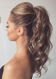 Date Night Hair, Elegant Ponytail, High Ponytail Hairstyles, Prom Hair Updo, Night Hairstyles, Evening Hairstyles, Short Hairstyle, Hair St