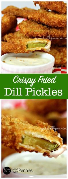 crispy fried dill pickles are an easy appetizer for any occasion