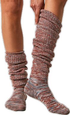 Casual Warm Knee-high Socks, Cozy Knee-high Socks For Stocking Stuffers, Thick Casual Mid-calf Socks, Cozy Knitted Knee-high Socks, Cozy Comfortable Knee-high Socks For Stocking Stuffers, Trendy Thick Knitted Socks, Casual Comfortable Thigh High Socks, Cozy Warm Knit Knee-high Socks, Comfortable Over-the-knee Socks