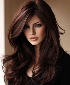 darkish Auburn beauty for Brunettes Hair Color Ideas For Brunettes Winter, Dark Chocolate Hair Color Rich Brunette, Long Chocolate Brown Hair, Dark Chocolate Hair Color, Fall Hair Colors For Brunettes, Purple Brown Hair, Dark Hair Color Ideas, Dark Hair Colors, Hair Colors Dark