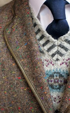 -- Inspiration #style #JAGGS -- -- #jaggsstyle #belgium #tailor #bespoke #gentleman -- Nordic Sweater Outfit, Sweater Outfit Men, Layering Jackets, Tweed Fashion, Inspiration Images, Nordic Sweater, Sweater Outfit