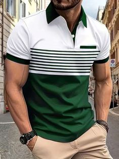 Golf Shirts For Men, Sport Shirt Design, Casual Summer Wear, Black Men Fashion Swag, Latest T Shirt, Polo T Shirts, Casual Athletic, Athleisure Fashion, Black Men Fashion