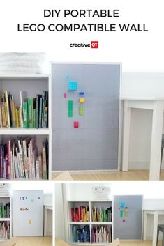 the diy portable lego compatible wall is great for kids to play with and learn how to use it