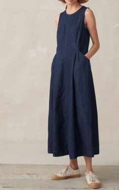 Suzy Dress, Linen Style Fashion, Minimalist Capsule Wardrobe, Indigo Denim, Shirt Dresses, Mode Inspiration