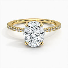 14k Solid Gold Pave Set Side-Stone Oval Moissanite Engagement Ring / Moissanite Ring for Women Oval Cut Diamond Engagement Ring, Classic Engagement Ring, Pave Diamond Engagement Rings, Chic Rings, Pave Diamond Band, Lab Diamond Engagement Ring, Rose Gold Diamond Ring, Pave Diamond Ring, Classic Engagement Rings