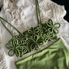 Unique Swimsuits For Women, Swimsuits Design, Unique Bikinis, Spring Scene, Summer Bathing Suits, Female Clothes, Middle Age Fashion, Beachwear Fashion, Green Swimsuit