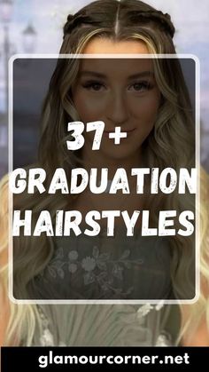 Graduation Ceremony Hairstyles, Senior Picture Hairstyles, Ceremony Hairstyles, Dinner Hairstyles, Graduation Hairstyle, Senior Pictures Hairstyles, Glamorous Curls, Long Loose Curls, Trendy Braids