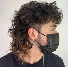 Curly Mullet, Hair Inspiration Short, Haircuts For Curly Hair, Mullet Hairstyle, Pamplona