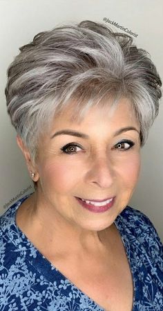 Pin by Belenlasogallego on My Style | Short silver hair, Short hair haircuts, Short spiked hair Silver Hair Short, Mullet Hairstyle Women, Gray Hair Cuts, Spiked Hair, Short Grey Hair