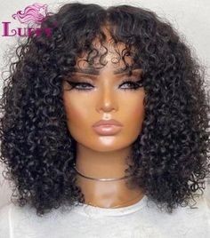 Natural Color Hair, 360 Wig, Curly Weave Hairstyles, Short Curly Wigs, Curly Human Hair Wig, Beautiful Wigs, Front Lace Wigs Human Hair, Hair Length, Color Hair