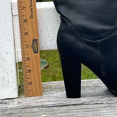 Colin Stuart Tall Black Leather Boot. 4” Heel And 18.5” Shaft. Size 6.5. Never Worn. Tall Leather Boots, Leather Boot, Black Leather Boots, Shoes Heels Boots, Shoes Women Heels, Heeled Boots, Shoes Heels, Black Leather, Size 6