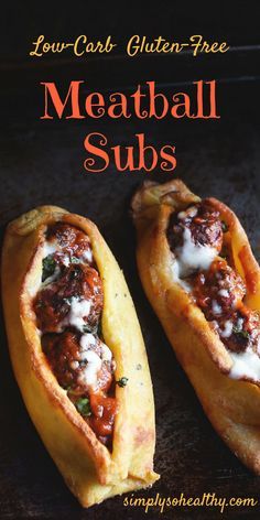 low carb gluten free meatball subs