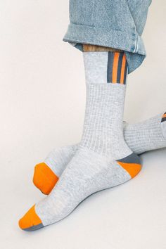 Our Split Crew gives a twist to your everyday basic. This premium combed cotton sock feature a larger cuff with side stripe detail a terry footbed and arch support. Size+ OSFA, M 9-12 Design+ 200 Needle+ Reinforced toe & heel+ Seamless toe+ Classic Ribbed Tube Sock+ Terry Cushioning on Footbed+ Crew Content + Care+ Premium Combed Cotton+ Wash Cold/Dry Low+ Imported Black Attire, Boss Man, Crew Sock, Split Dress, Tube Socks, Designer Socks, Cool Socks, Cotton Socks, Side Stripe