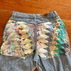 One Of A Kind Up-Cycled Pants! Vintage Size 16 Medium. High Waisted. Measurements: Waist- 15 Inches Flat Inseam- 28 Inches Rise- 14 Inches Will Keep If I Can’t Sell For A Good Price. They Are Very Unique And I Love Them I Just Have Too Many Clothes. No Lowball Offers Please. 100% Cotton Too Many Clothes, Pants Vintage, Vintage Patchwork, Patchwork Quilt, Patchwork Quilts, Blue Orange, Pant Jumpsuit, Size 16, Pants For Women