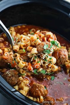 Crock Pot Italian Meatball Soup - Eating on a Dime Slow Cooker Meatball Soup, Beef Meatball Soup, Frozen Italian Meatballs, Slow Cooker Meatballs Italian, Italian Sausage Meatballs, Crock Pot Italian, Easy Italian Meatballs, Italian Meatball Soup, Soup Slow Cooker