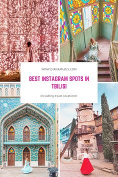 the best instagram spots in tribli including beautiful stained glass windows and colorful architecture