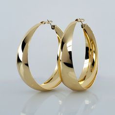 Brand New Women's Large Chunky Hoop Earrings Genuine 14k Gold Plated Sterling Silver 2.5" Size Comfortable & Lightweight Retail Price $350 Buy With Confidence From A Trusted Seller With A 99%+ Feedback Rating! A0194 (Id-1337-) Large Thick Gold Hoop Earrings, Big Gold Earrings, Julie Thomas, Hoop Gold Earrings, Hoop Earrings Big, K Jewelry, Thick Gold Hoop Earrings, Prom Outfit, Chunky Gold Hoop Earrings