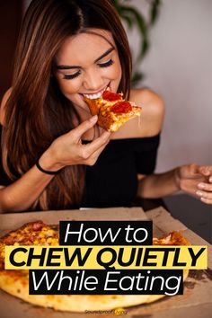 Numerous items can be soundproofed, but it's also important to consider soundproofing yourself, particularly in social settings. This is especially relevant when chewing loudly, which can be disruptive. In this article, you will find techniques on how to chew quietly, preserving the peace and comfort of those around you. #Chewing #TableManners #DoItQuietly Chewing Loudly, Avoid People, Sense Of Sight, Table Manners, Eat Slowly, Staring At You, Daily Vitamins, Make An Effort, The Peace