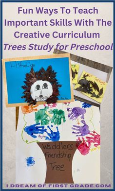 an art project for kids with the title fun ways to teach important skills with the creative classroom