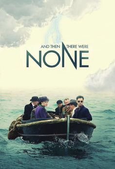 a movie poster for the film none with people in a row boat on the water