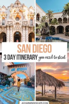 san diego 3 day itinerary you need to steal in the usa and mexico