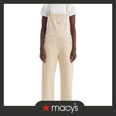 in stock Affordable High-waisted Cotton Overalls, Levi's Cotton Overalls, Vintage Light Wash Overalls With Pockets, Colored Overalls, Levi's Medium Wash Cotton Overalls, Vintage Brown Cotton Overalls, Style Overalls, Contrast Top, Levis Women