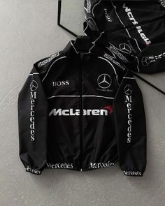 Tie Flowers, F1 Mercedes, Racer Jackets, Team Jackets, Concept Clothing, Tops Style