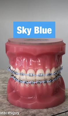 Pin by Lindsey Fry on Lilly's special board | Braces colors, Braces teeth colors, Dental braces colors Braces Sky Blue, Periwinkle Braces, Brace Colors Ideas, Baby Blue Braces, Powerchain Braces Color, Sky Blue Braces, Good Braces Colors, Pretty Braces Colors, Braces Colors Aesthetic