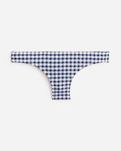 Surf hipster bikini bottom in gingham Short For Women, Denim Sweatshirt, Hair Wrap Scarf, Summer Suits, Mini Short, Linen Shop, Sweaters And Leggings, Gingham Print, La Jolla