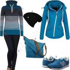 Casual Sport Outfit, New Balance Outfit, Pullovers Outfit, Stylish Winter Outfits, Pullover Outfit, Moda Chic, Sporty Outfits, Outfit Style, Athletic Outfits