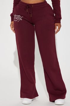 Available In Burgundy. Wide Leg Pant Drawstring Ed Hardy Graphic Front And Back Screen Pair Back To "Retro Tiger Ed Hardy Zip Front Hoodie" Disclaimer: Due To The Printing Process A Difference In Saturation May Occur. Each Garment Is Unique. 55% Cotton 45% Polyester Imported | Retro Tiger Ed Hardy Wide Leg Pant in Burgundy size XS by Fashion Nova Luxe Clothing, Burgundy Fashion, Service Women, Sweater Jumpsuit, Wide Leg Pant, Cute Everyday Outfits, Ed Hardy, Drawstring Pants, Matching Dresses