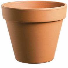 a large clay pot is shown on a white background for use as a planter