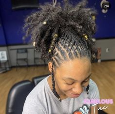 Barrel Locs Styles, Black Lemonade Braids, Mauve Fall Nails, November Nails Short, Cherry Wine Hair, Retwist Styles For Short Locs, Cherry Wine Hair Color, Autumn Ombre Nails, Loc Retwist Styles For Women