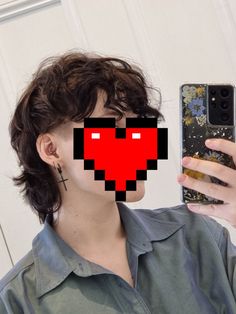 Mullet Haircut Wavy Hair, Trans Mullet Haircut, Mullet Haircut Nonbinary, Mullet With Perm, Soft Mullet Haircut Curly, Male Shag Haircut Short, Haircut Nonbinary, Wolfcut Mullet Male, Male Mullet Aesthetic