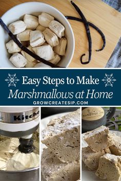 easy steps to make marshmallows at home