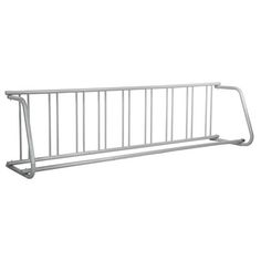 a white metal railing on a white background