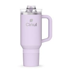 the cirku travel mug in lavender