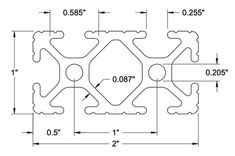 the drawing shows an arrangement of four different parts, including one for each side and two for