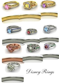 "Disney Rings" by hhatton on Polyvore Disney Rings, Disney Themed Outfits, Mode Tips, Ring Guide, Disney Descendants, Disney Jewelry, Disney Wedding, Disney Dream, Put A Ring On It