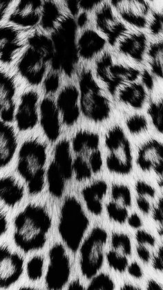 an animal print pattern is shown with black and white spots on the fur, as well as