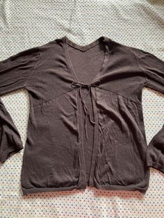 #ad Top Rated 45Rpm Badou-R Cotton Cardigan Brown 3 Spring/Summer/Autumn JAPAN, Fashion Women's Tops