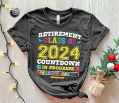 a t - shirt that says retirement class of 2021 countdown in progress