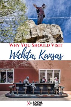 two pictures with the words why you should visit victoria, kansas