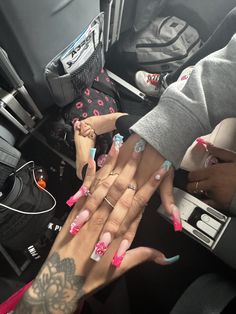 Buu Monster Inc, Matching Nails, Weak Nails, Hello Kitty Nails