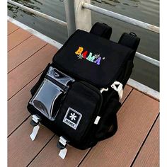 Korean Style Backpack, Stylish School Bags, My Style Bags, Korean Casual Outfits, Go To School, Short Skirt, Mini Backpack, Design Style